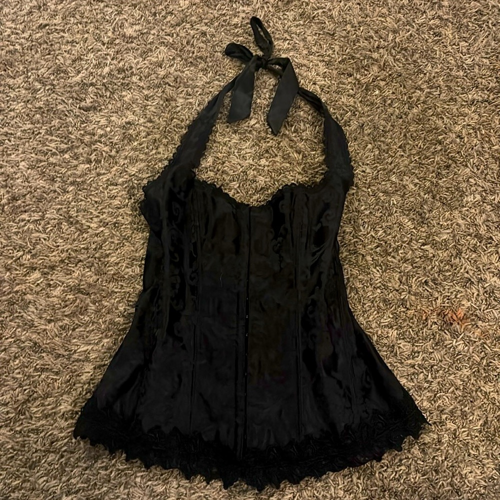 Black Vintage Corset - size S/M